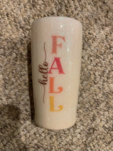 Load image into Gallery viewer, Fall Themed Cups 20 and 22 oz (all white)
