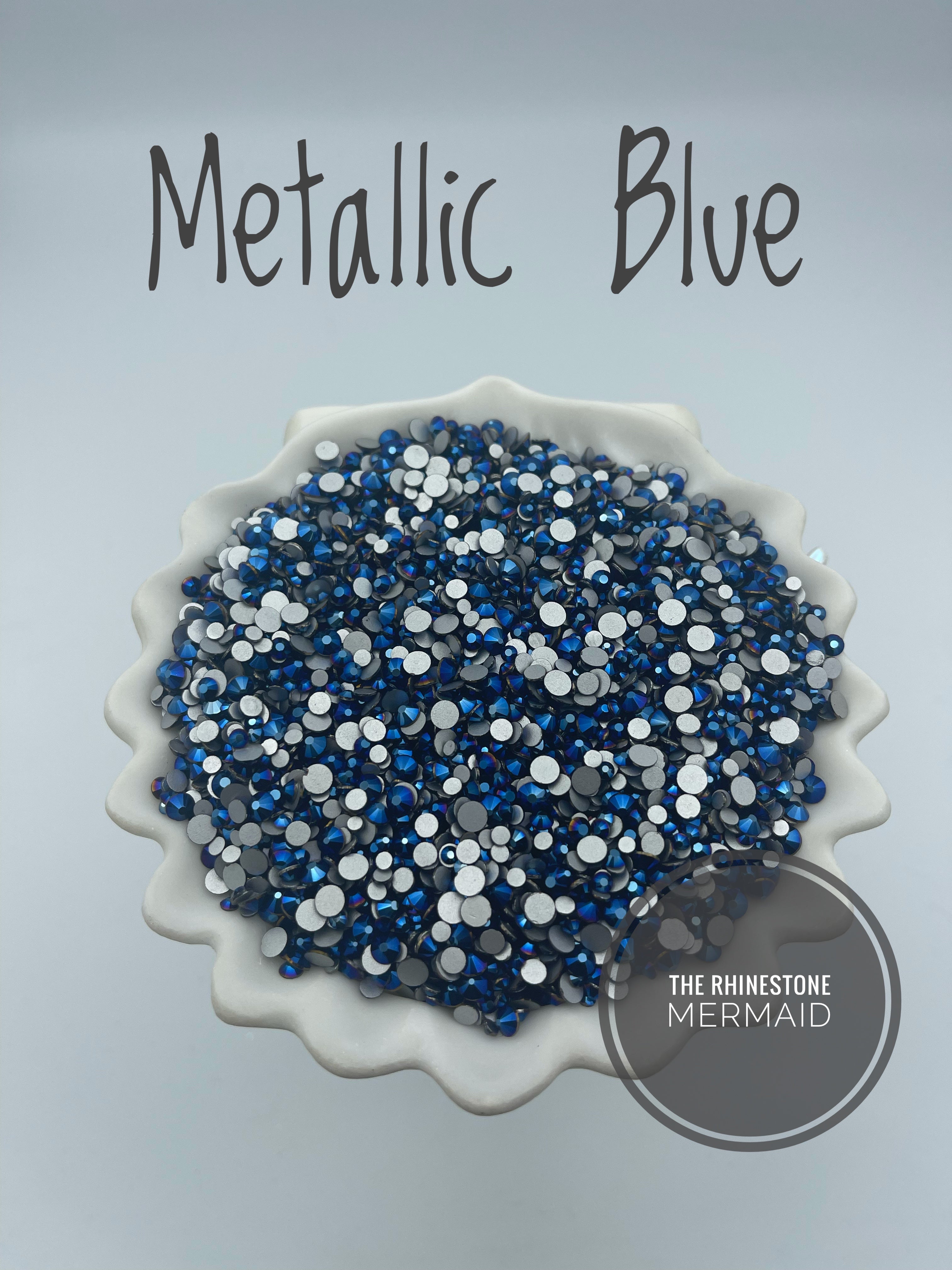 Metallic Blue – The Rhinestone Mermaid LLC